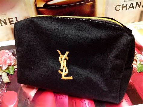 ysl mini makeup bag|yves saint laurent cosmetic bag.